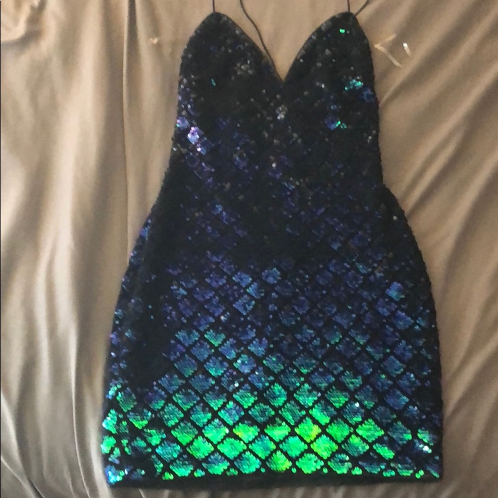 Mermaid Reversible colors dress